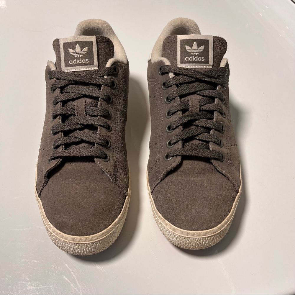 Adidas Stan Smith Sneakers, CS Mid, Grey Suede, Men’s 7.5 or Women’s 8.5 EUC